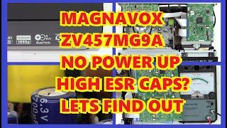 I HAVEN'T WORKED ON ONE OF THESE BEFORE, ITS A ZV457MG9A NOT A ZV427MG9A POWER SUPPLY PROBLEM PART 1