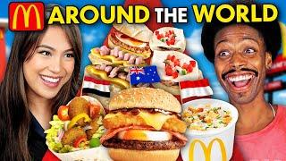 Americans Try International McDonald's Breakfasts! (Australia, Mexico, Egypt)