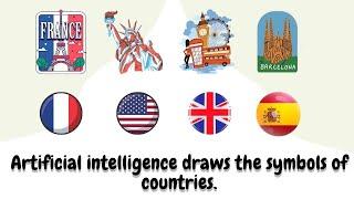 Symbols of Countries. I asked ai about countries. Symbols of Countries.