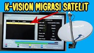 K-vision hilang siaran dan tidak ada sinyal || Cara scan satelit measat 3B K-vision terbaru 2024