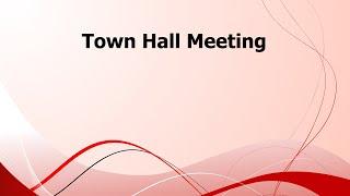 SA: Town Hall Meeting