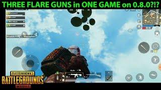 THREE FLARE GUNS in ONE GAME on PUBG Mobile 0.8.0?!?! | Crazy Gameplay with DerekG