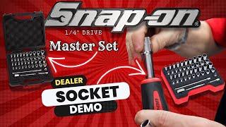 Snap On Socket Demo Does This Prove They Are The Best?  Master Socket Set