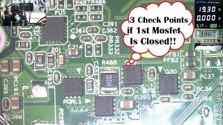 3 Major Reasons Why First Mosfet Cutting Down The Power On DC Input Section Of Laptop Motherboards.