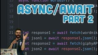 16.14: async/await Part 2 - Topics of JavaScript/ES8