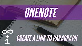 OneNote - How to create a hyperlink to certain place on OneNote