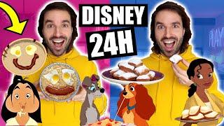 Je mange que la NOURRITURE DE DISNEY pendant 24h - CARL IS COOKING