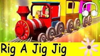 Rig a Jig Jig | Family Sing Along - Muffin Songs