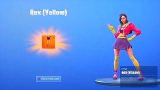 FORTNITE SEASON 9 ROX “YELLOW” STYLE UNLOCKED! FORTNITE SEASON 9 ROX MAX STYLES UNLOCKED