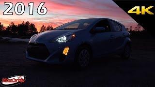  AT NIGHT: 2016 Toyota Prius C One - Interior and Exterior Lighting in 4K + Night Drive