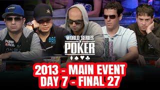 World Series of Poker Main Event 2013 - Day 7 - Who Makes The Final Table?