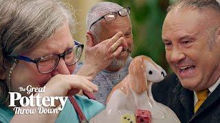 Emotional roast dinner sets leave the Pottery in tears | The Great Pottery Throw Down