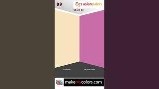 Asian Paints Colour Combinations Vol  29 #asianpaints #colourcombinations #bedroomcolours