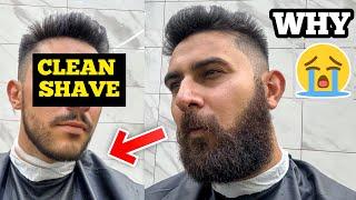 TRIM MY BEARD AFTER 5 YEARS  | TRIMMED LONG BEARD | CLEAN SHAVE ? | DSBOSSKO