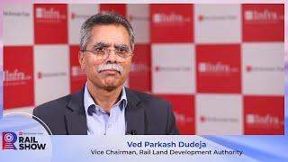 Parkash Dudeja, Vice Chairman, Railway Land Development Authority at #ETRailShow.