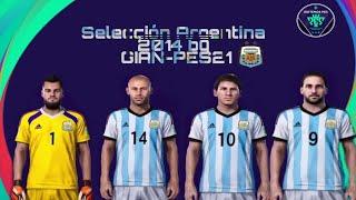 ARGENTINA (VERSIÓN: MUNDIAL 2014 by GIAN-PES21) eFootball PES 2021 [UPDATE]