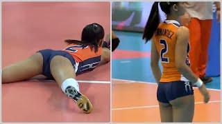 Most Beautiful Volleyball player ● Libero ● Winifer Fernandez - Defensive Skills