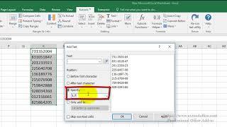 How To Quickly Add Dashes To Ssn In Excel?