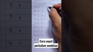 cara cepat perkalian sembilan