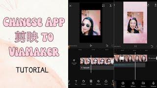 Chinese App 剪映 to ViaMaker / Capcut ( Tiktok Slowmo ) - Tutorial | Prinsesa Giann