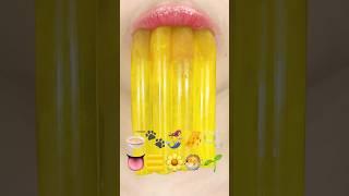 ASMR YELLOW EMOJI FOOD 노란색 이모지 먹방 (sped up)