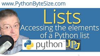 Accessing the elements of a Python list