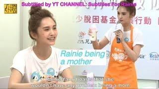 [ENG SUB] Rainie Yang being cute while acting as a mother (April-2017)