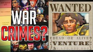 How Bad are Their CRIMES? Overwatch 2 Tier List