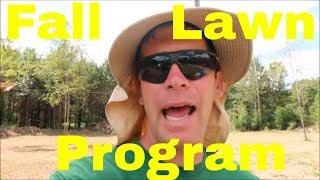 Fall Lawn Care Program - Pre and Post Application for Warm Season Grasses