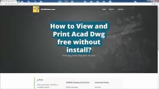Autocad Viewer Online Free | View dwg file  - eCadViewer