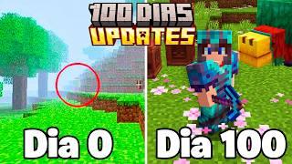 SOBREVIVI 100 DIAS EM TODAS VERSÕES do minecraft (O FILME)