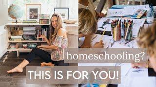 HOMESCHOOL ROUTINE!  keep the magic alive in learning | fun homeschooling ideas!!