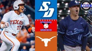 San Diego vs #16 Texas Highlights (CRAZY GAME!) | 2024 College Baseball Highlights