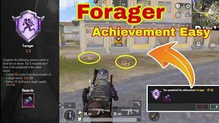 How To Complete Forager Achievement in bgmi | Easy Way To Complete Forager Achievement