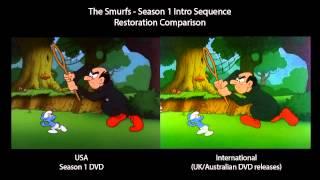 The Smurfs - Season 1 Intro Sequence (Restoration Comparison)