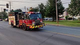 TSFRS Rescue Engine 85 Responds to a Structure Fire - Mohnton, PA