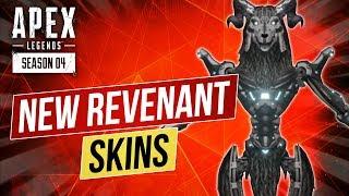 Apex Legends Leaks x Revenant Recolor Skins x New Wraith Gibraltar and Bloodhound Skins x