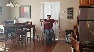 WALKING AFTER A SPINAL CORD INJURY #vlog #paraplegic #wheelchair #disability #motivation #health