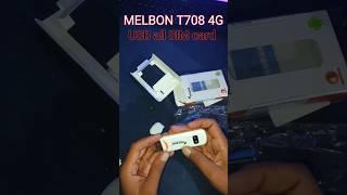 Melbon T708 4G LTE WiFi USB Dongle Stick with All SIM Network Support #viral #shorts #trending #2023