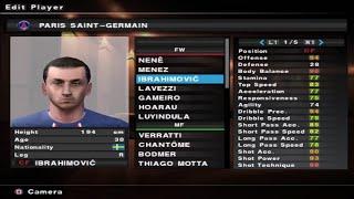 PES 2013 - PSG - Stats - PS2