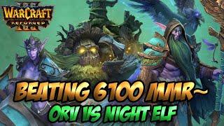 Beating 6105 Night Elf! (Warcraft 3 Orc Solo Ladder)