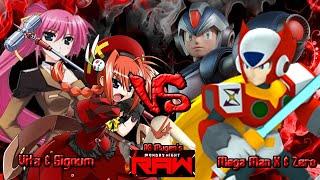 AB Mugen #1017: Vita & Signum vs Mega Man X & Zero