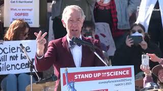 Full Bill Nye speech at Stand Up for Science 2025 rally in DC opposes 'suppression of science'