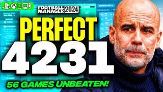 Pep's PERFECT 4231 FM24 Tactics! | 56 Games Unbeaten! | Best FM24 Tactics