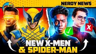 New X-Men & SpiderMan Movie, Super Bowl Trailers, Black Panther 3 Updates | Nerdy News 350