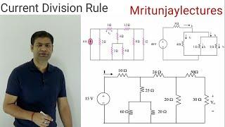 D1.04 Current Division Rule | Current Divider Rule | problems on Current Division rule | DC Circuits