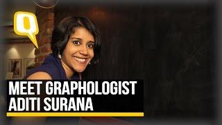 The Quint: Watch Graphologist Aditi Surana Analyse Handwriting!