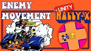 Basic Enemy Movement in New Rally X - Part 7 - Unity