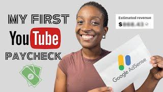 MY FIRST YOUTUBE PAYCHECK! How Much Do Small YouTubers Make?