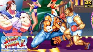 Super Street Fighter II - T. Hawk (Arcade / 1993) 4K 60FPS